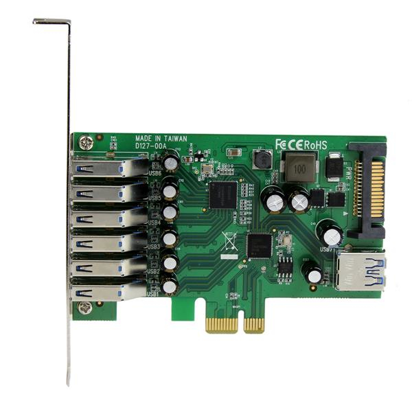 StarTech.com 7-Port PCI Express USB 3.0 Card - 5Gbps - Standard and Low-Profile Design - TAA – image 4