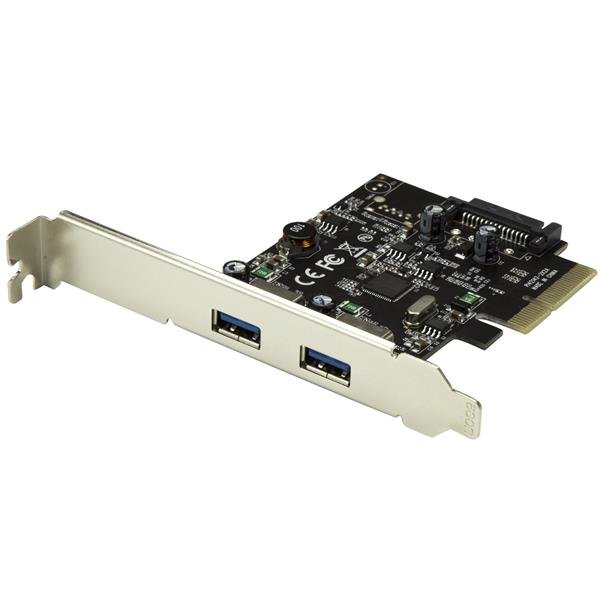 StarTech.com Discontinued and replaced by PEXUSB312A3 - 2-Port USB PCIe Card - 10Gbps USB 3.1 Gen 2 Type-A PCI Express Host Controller Card - USB 3.2 Gen