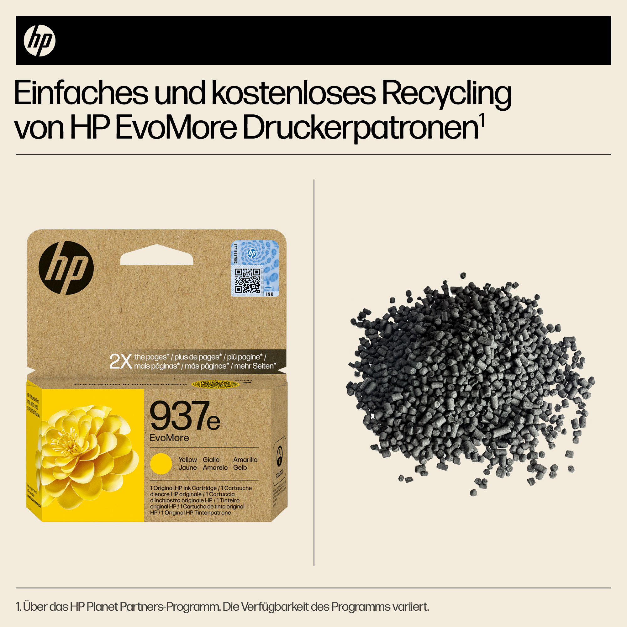 937e EvoMore Gelb Original Druckerpatrone