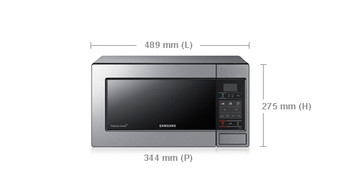 Samsung ME71M microwave Stainless steel – image 2