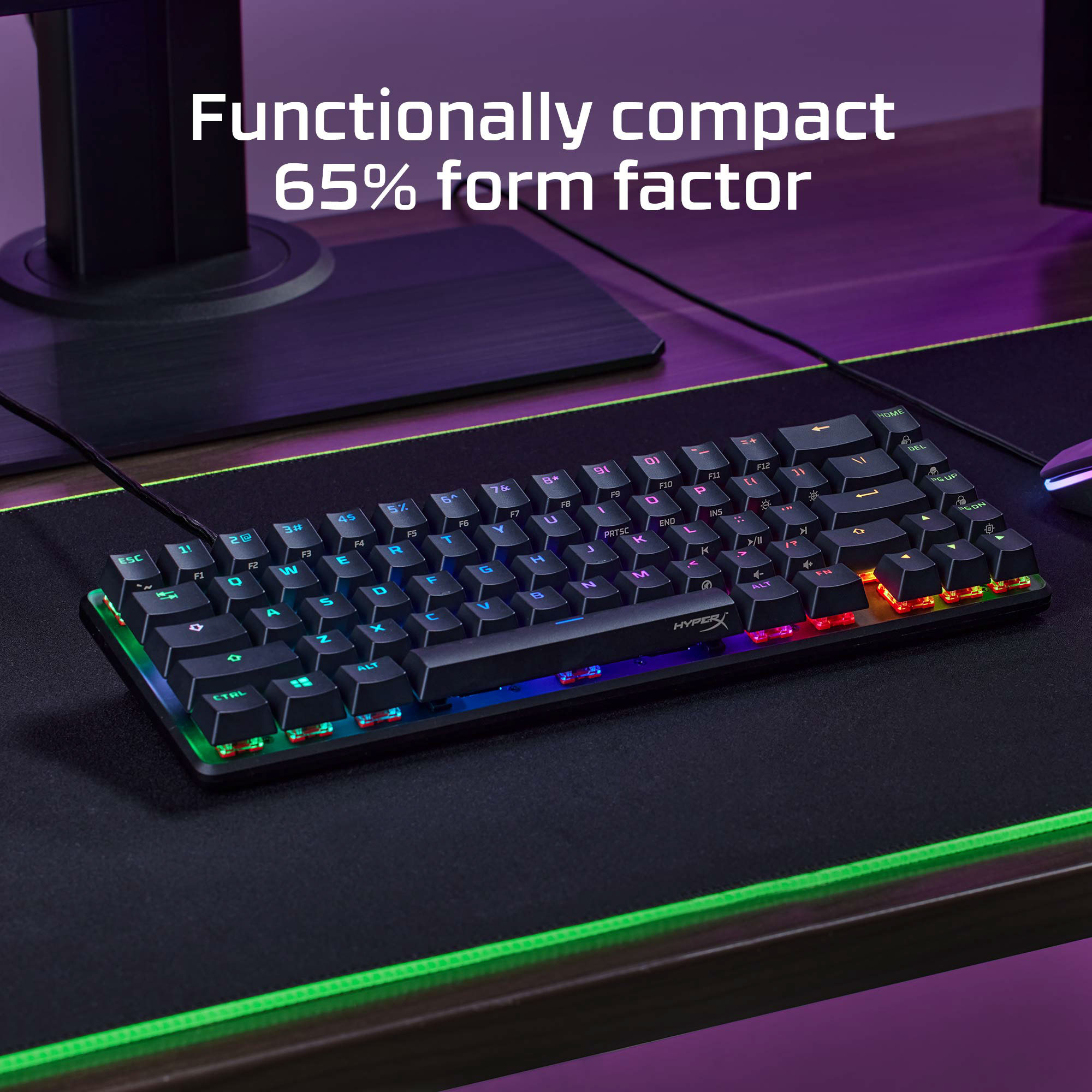HyperX Alloy Origins 65 - Mechanical Gaming Keyboard - HX Red (USLayout) (HKBO1T-RD-US/N) – image 9