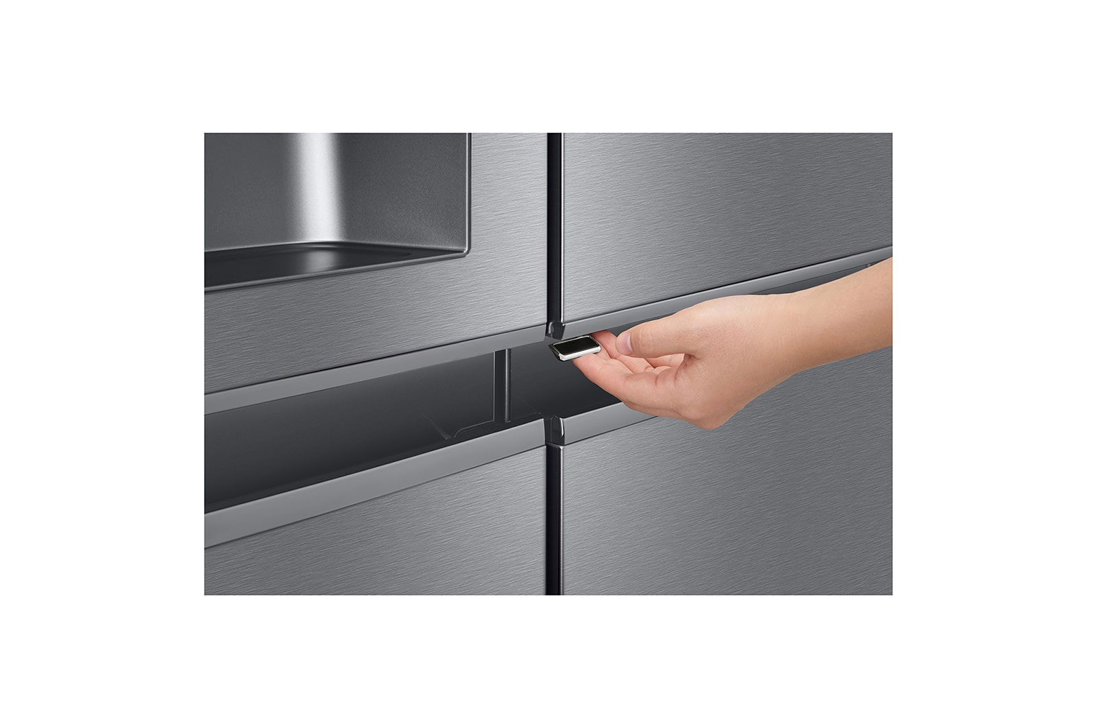 LG GSJV31DSXE side-by-side refrigerator Freestanding – image 4