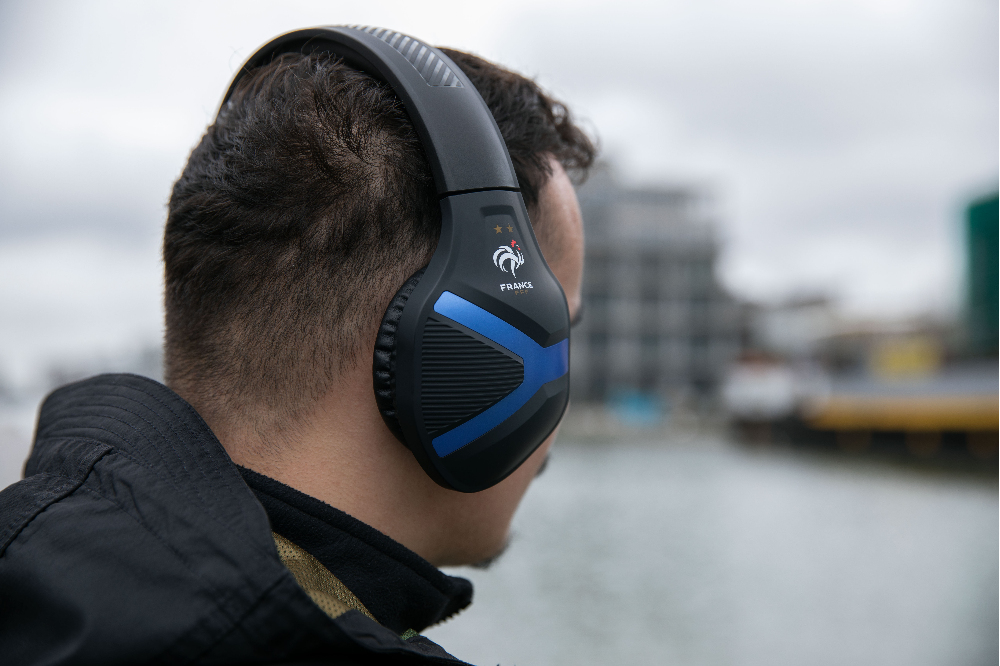 Konix 76791114986 headphones/headset Wired Head-band Gaming Black, Blue – image 7