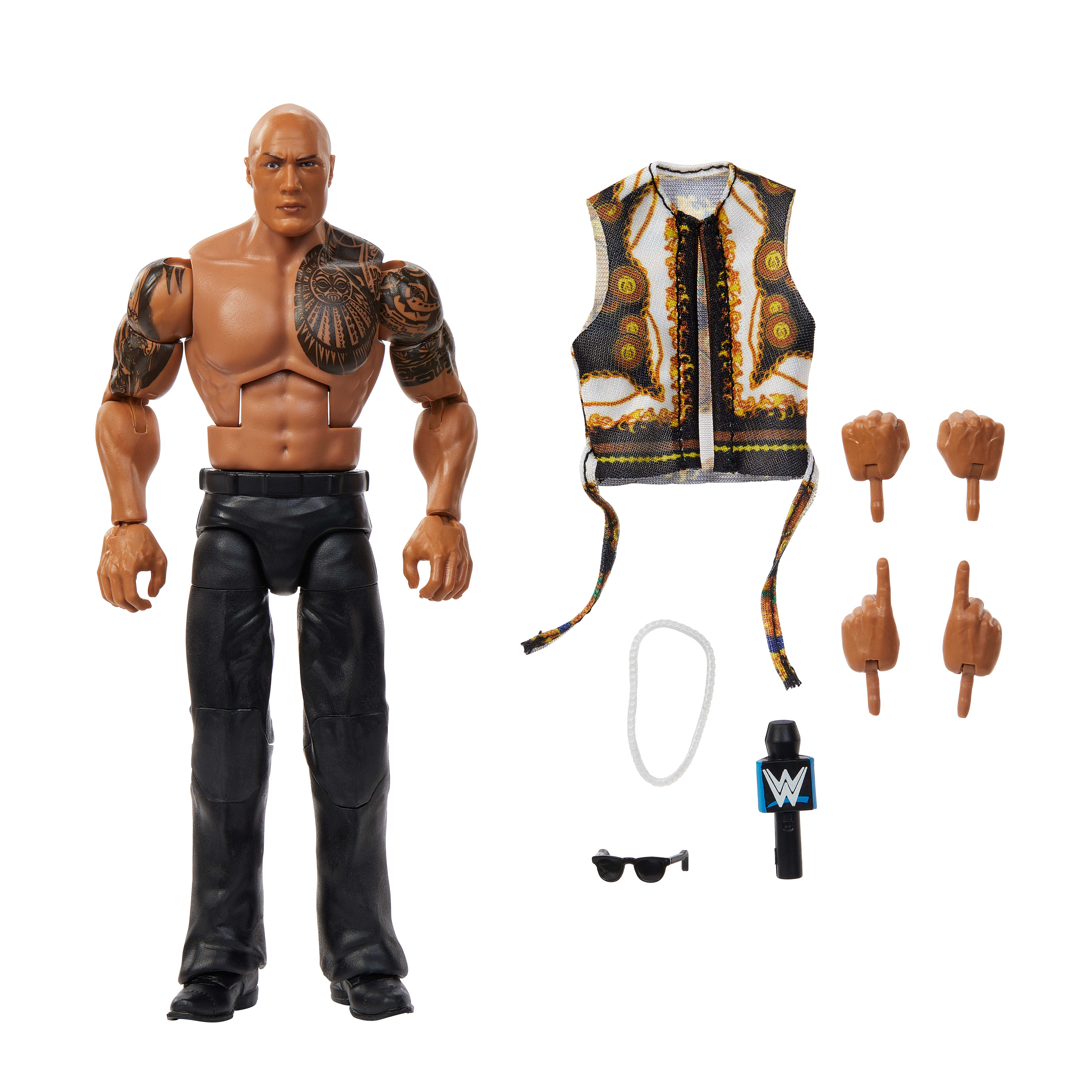 عکس اکشن فیگور WWE مدل The Rock