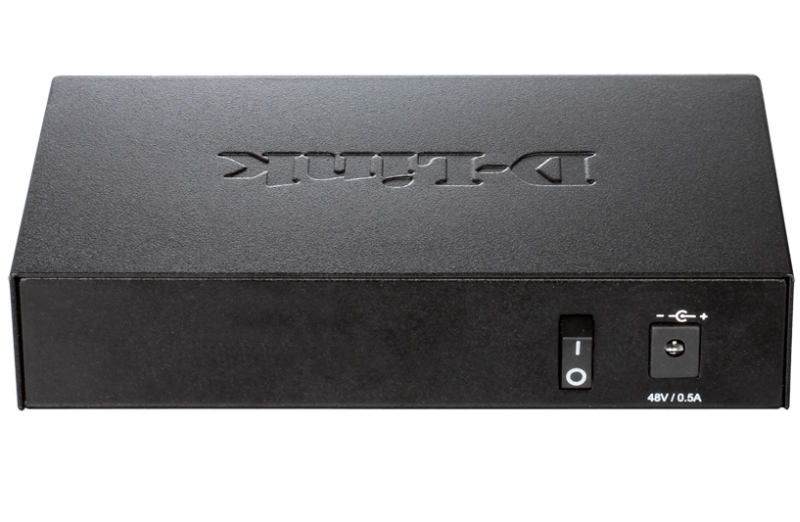 D-Link DES-1005P/A1A network switch Unmanaged Fast Ethernet (10/100) Power over Ethernet (PoE) Black – image 2