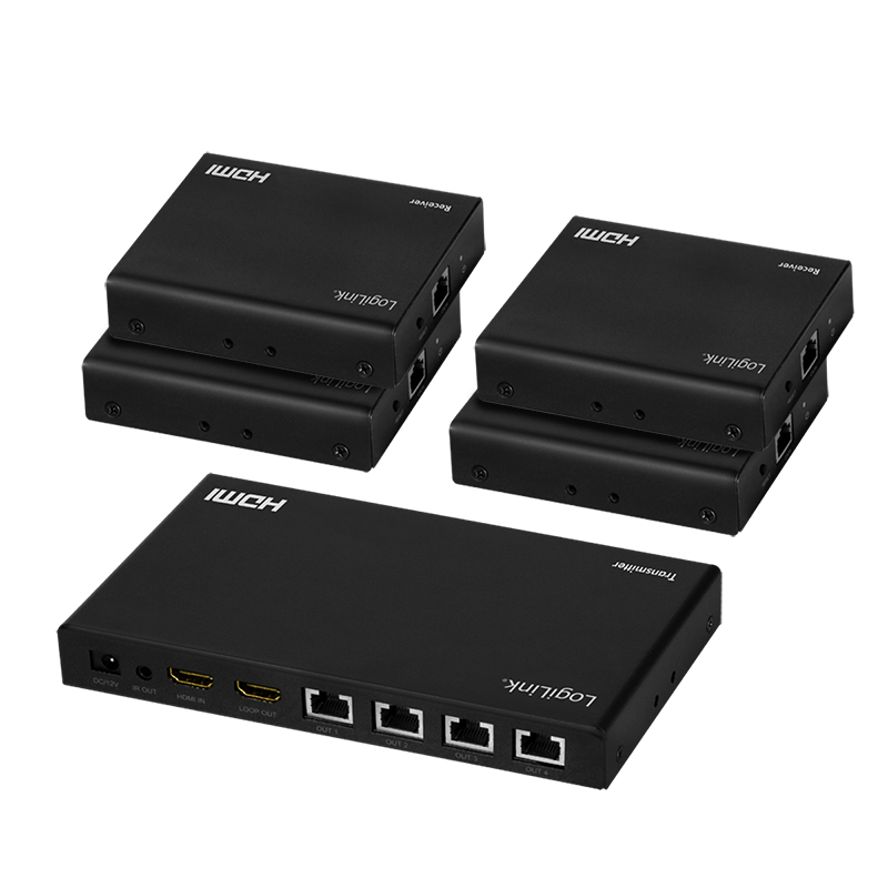 LogiLink HD0031 AV extender AV transmitter & receiver Black – image 2