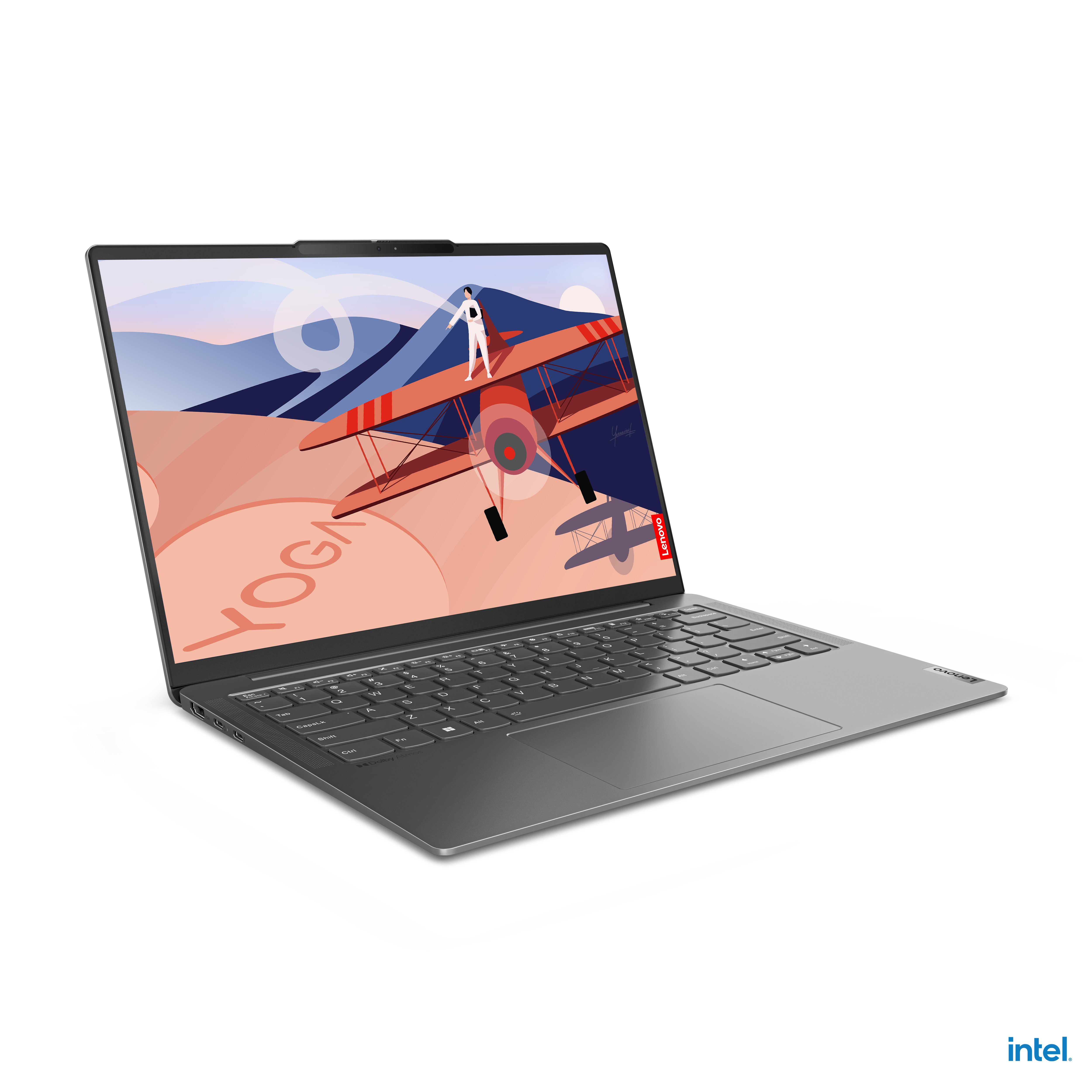 Lenovo Yoga Slim 6 i5 8GB 512 SSD W11H Intel® Core™ i5 i5-1240P Laptop 35.6 cm (14″) LPDDR5-SDRAM 512 GB Wi-Fi 6E (802.11ax) Windows 11 Grey image 4