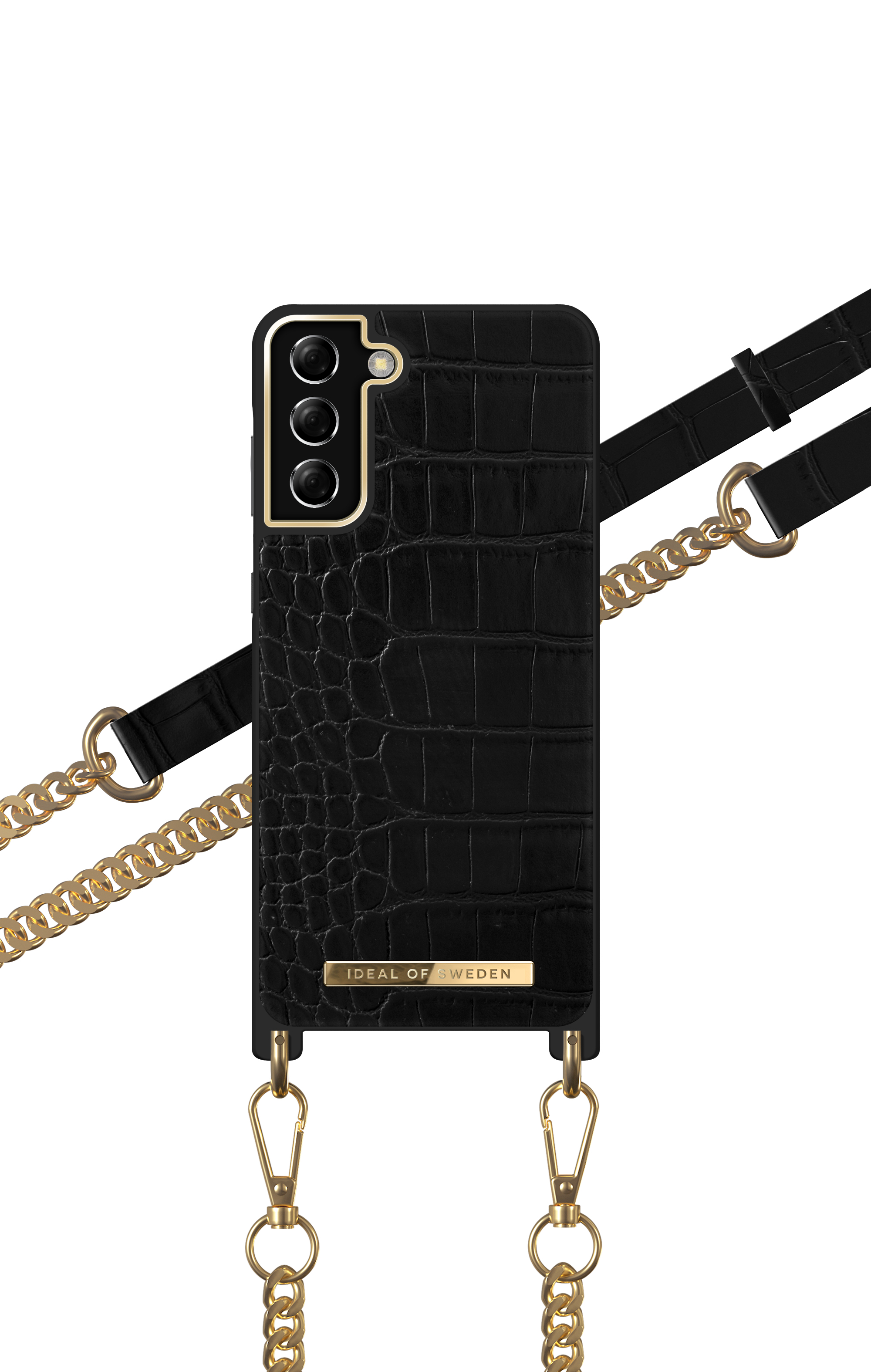 iDeal of Sweden Necklace Case Galaxy S21Plus Jet Black Croco – image 4