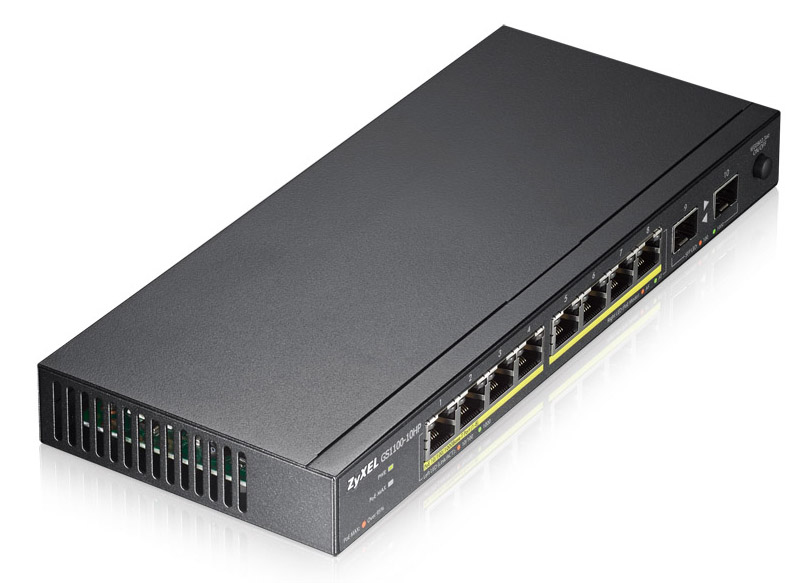 Zyxel GS1100-10HP Unmanaged Gigabit Ethernet (10/100/1000) Power over Ethernet (PoE) 1U Black – image 5