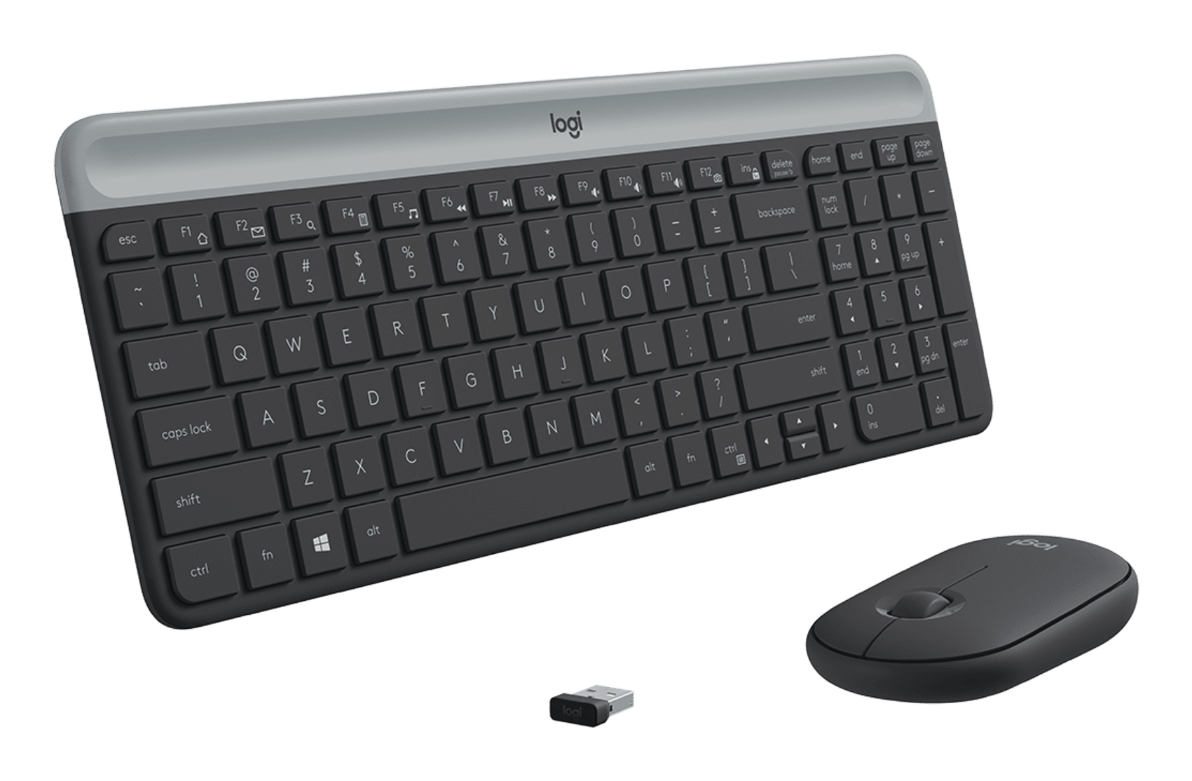 Logitech Slim Wireless Combo MK470. Keyboard style: Straight. Connectivity technology: Wireless, Device interface: RF Wire