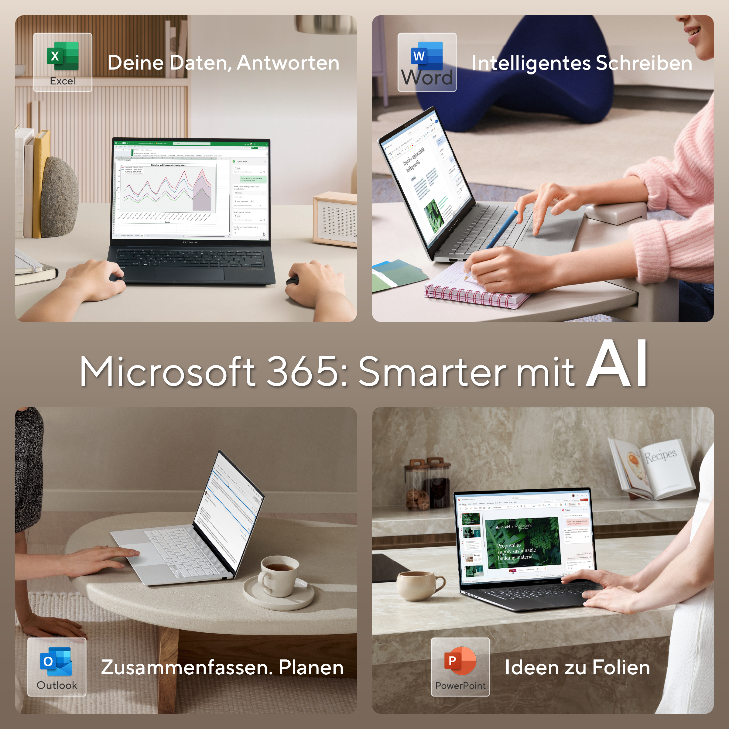 ASUS Zenbook Duo 14      U9-285H 16 1TB     UX8406CA-QL263W W11H
