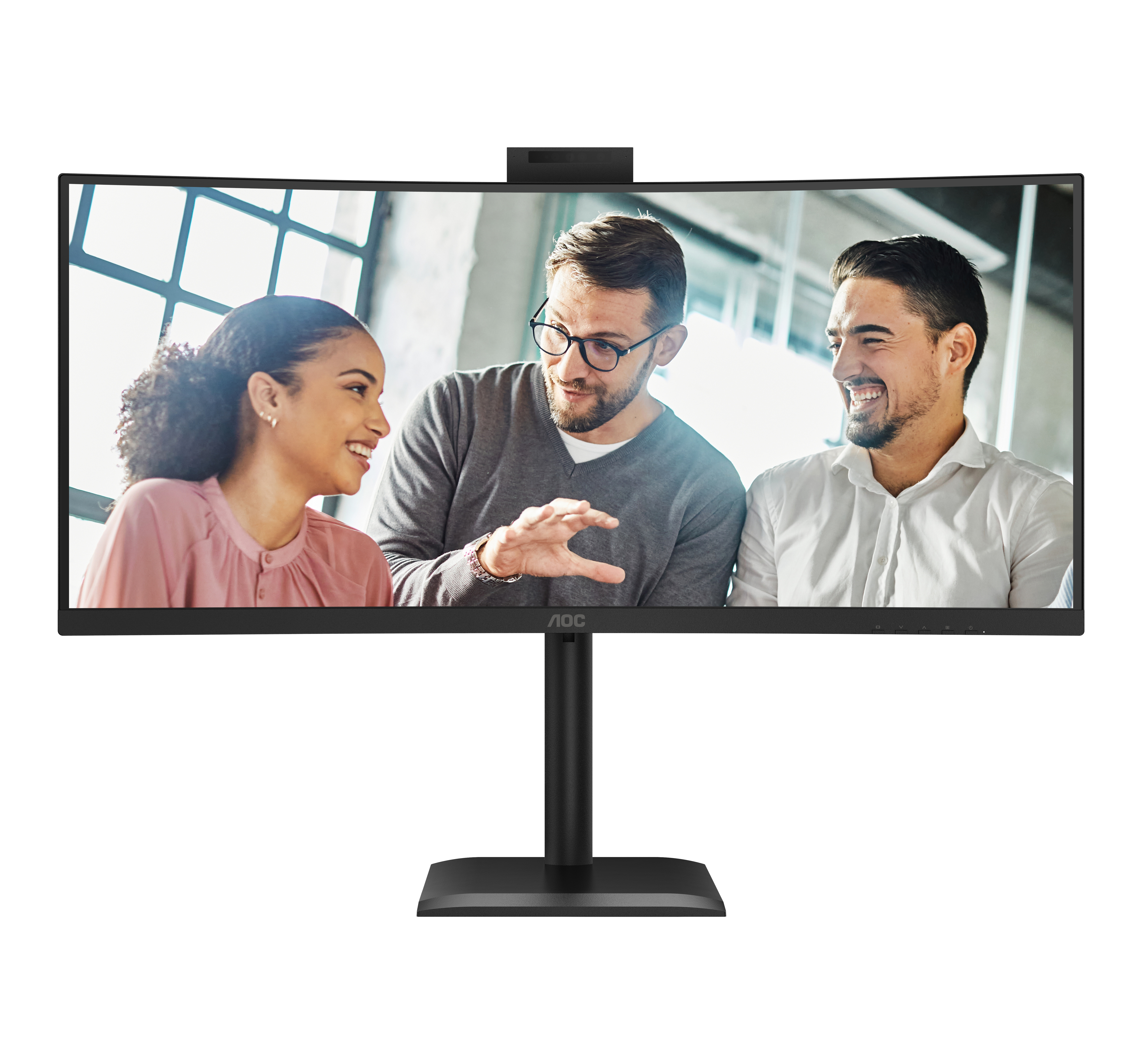 AOC E4 CU34E4CW PC lamekuvar 86,4 cm (34″) 3440 x 1440 pikslit UltraWide Quad HD LED Must