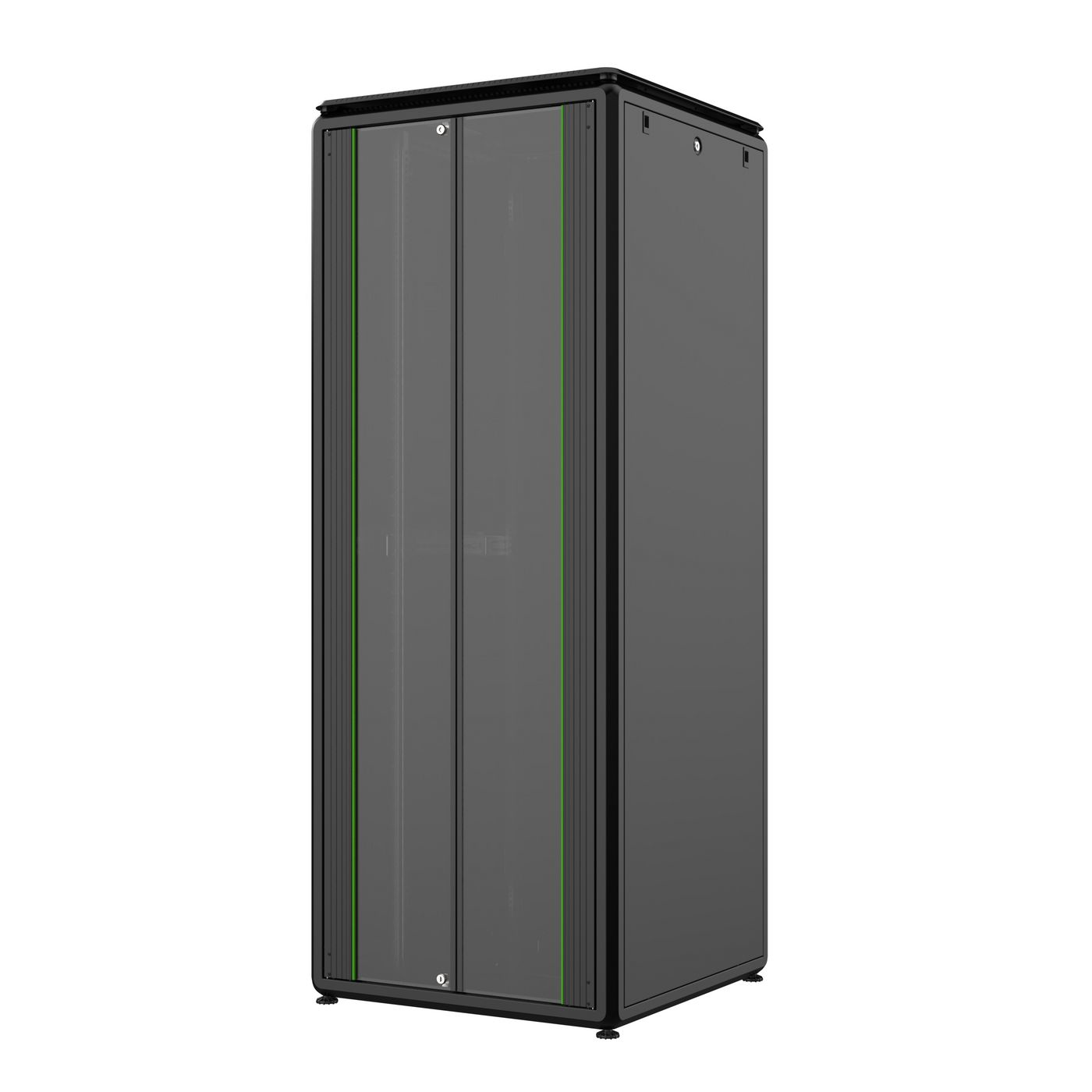 Lanview RDL42U88BL rack cabinet 42U Freestanding rack Black – image 1