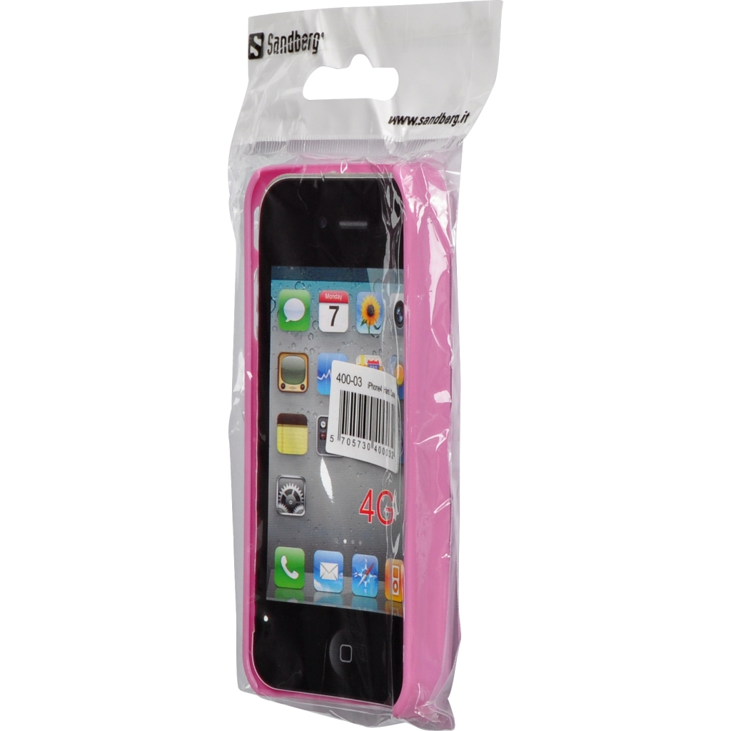 Sandberg Hard back case Pink iPhone 4 – image 2