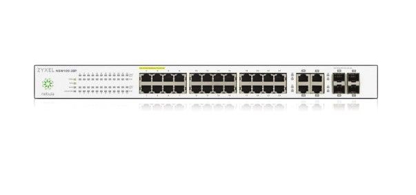 Zyxel NSW100-28 Managed L2 Gigabit Ethernet (10/100/1000) Black, Grey