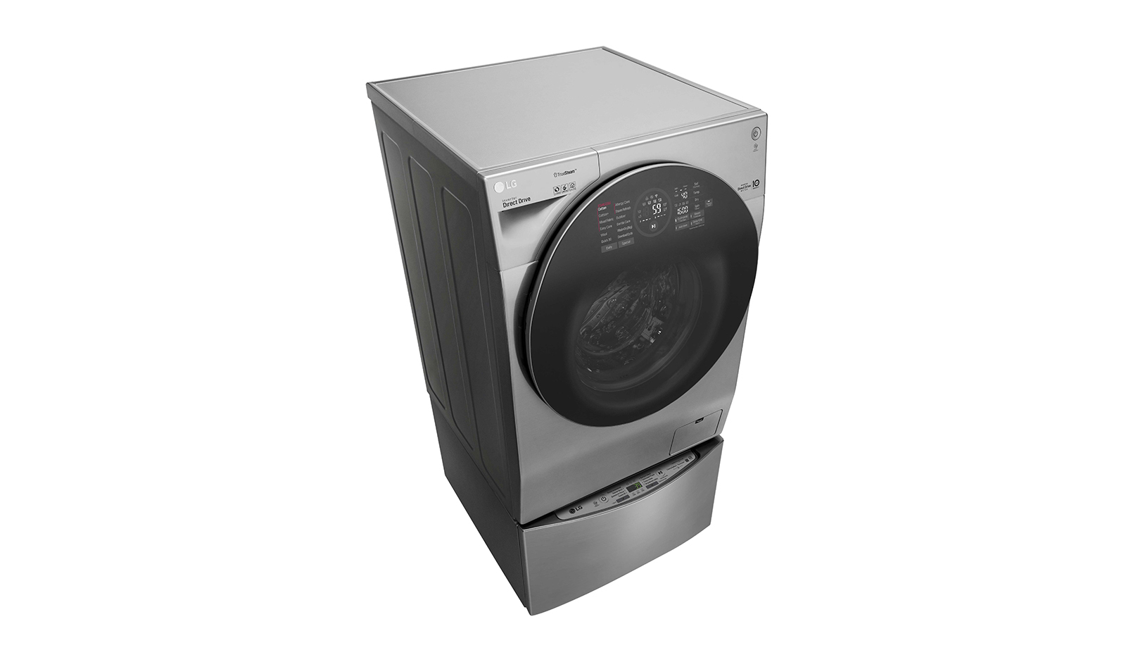 LG FH6G1BCHK6N/F8K5XNK4 washer dryer Freestanding Front-load Silver – image 8