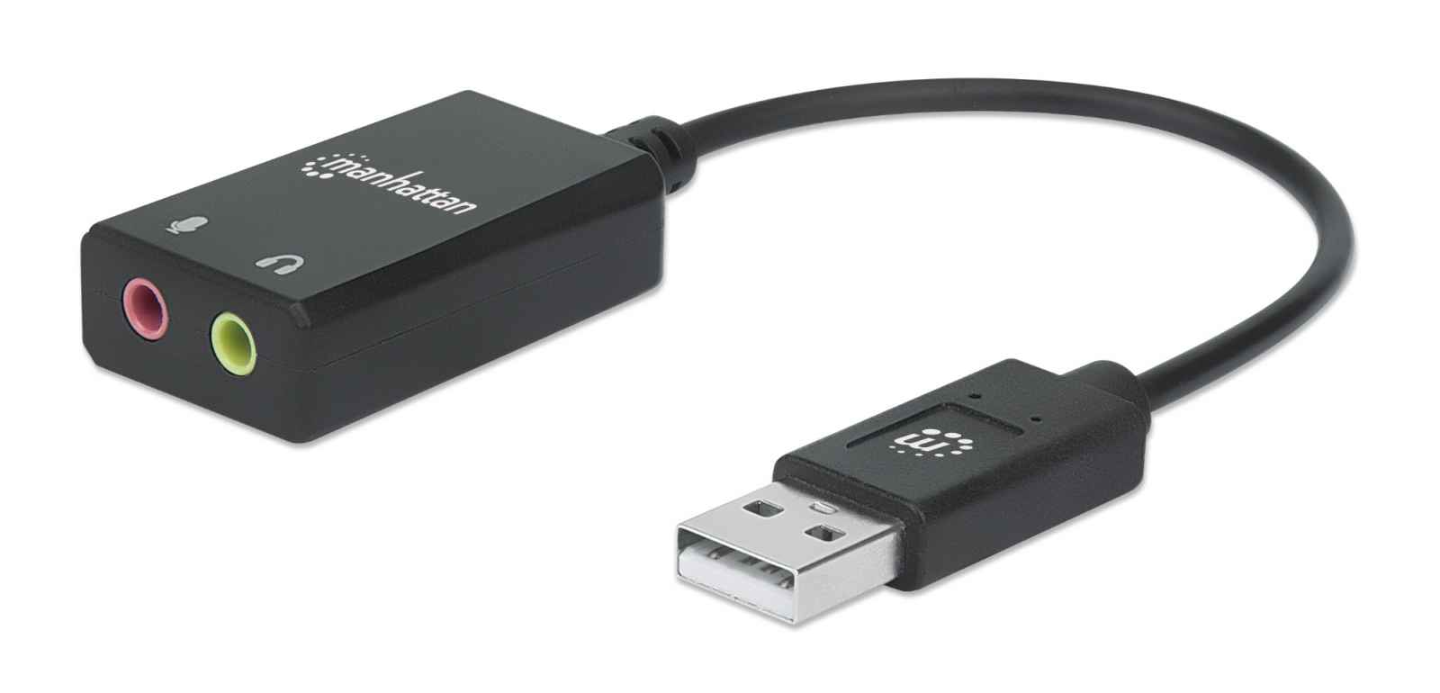 Manhattan USB-A Sound Adapter, USB-A to – image 1