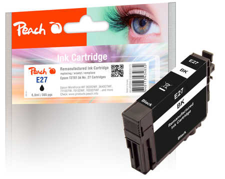 Peach 320173 ink cartridge 1 pc(s) Compatible Black