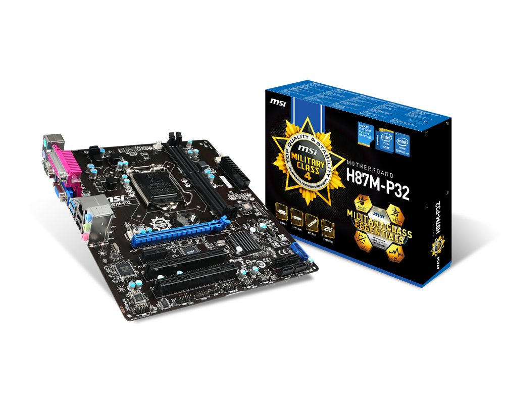 MSI H87M-P32 Intel® H87 LGA 1150 (Socket H3) micro ATX – image 5