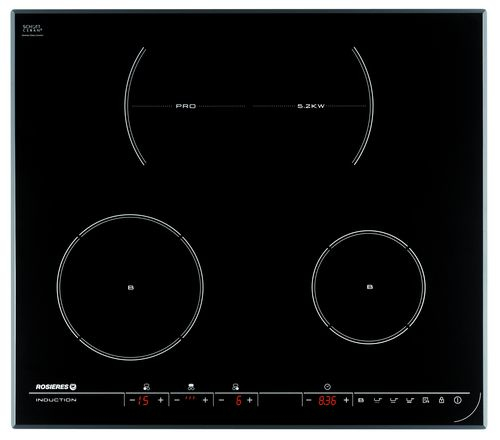 Rosieres RBI65PRO hob Black Built-in Zone induction hob 4 zone(s)