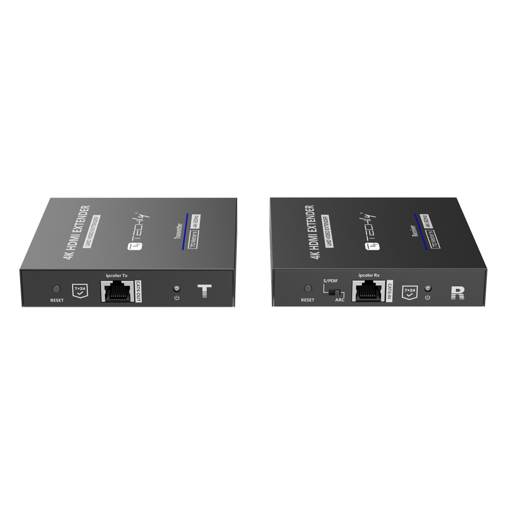 Techly IDATA-EXT-676 AV transmitter & receiver Black – image 3