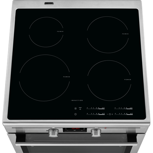 AEG CIB6640ABM Freestanding cooker Electric Zone induction hob Stainless steel – image 3