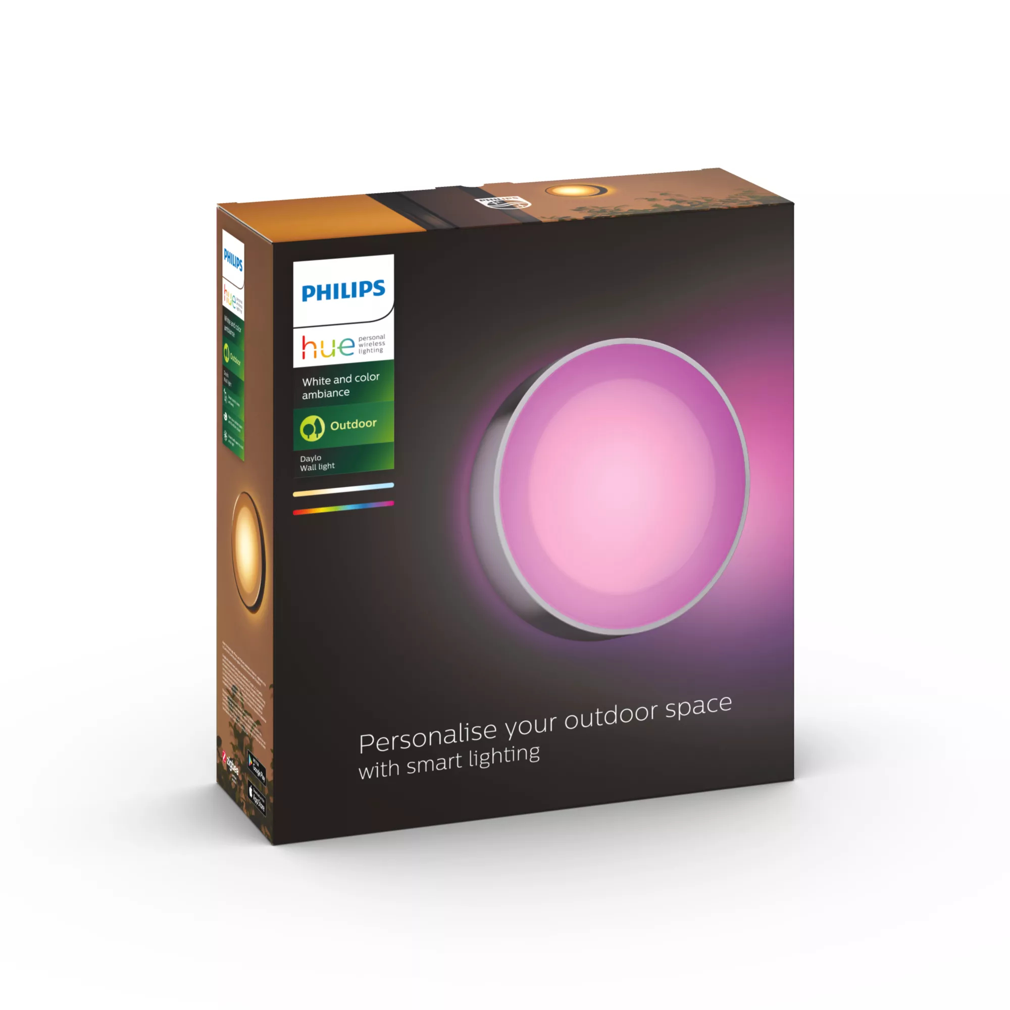 Philips by Signify Philips Hue White and colour ambience Daylo Outdoor wall light – image 3