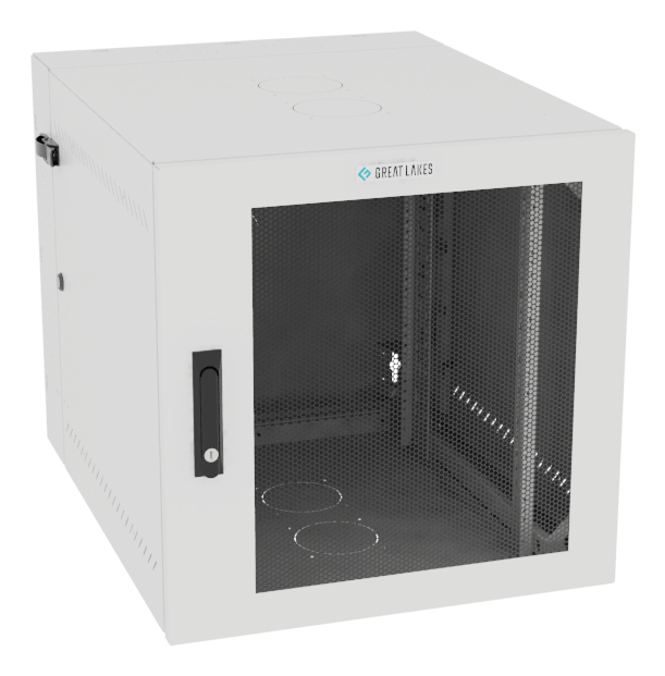 Vertiv VR Rack GL24WMCMM-W-SH-00-00 cabinet 12U Wall mounted White
