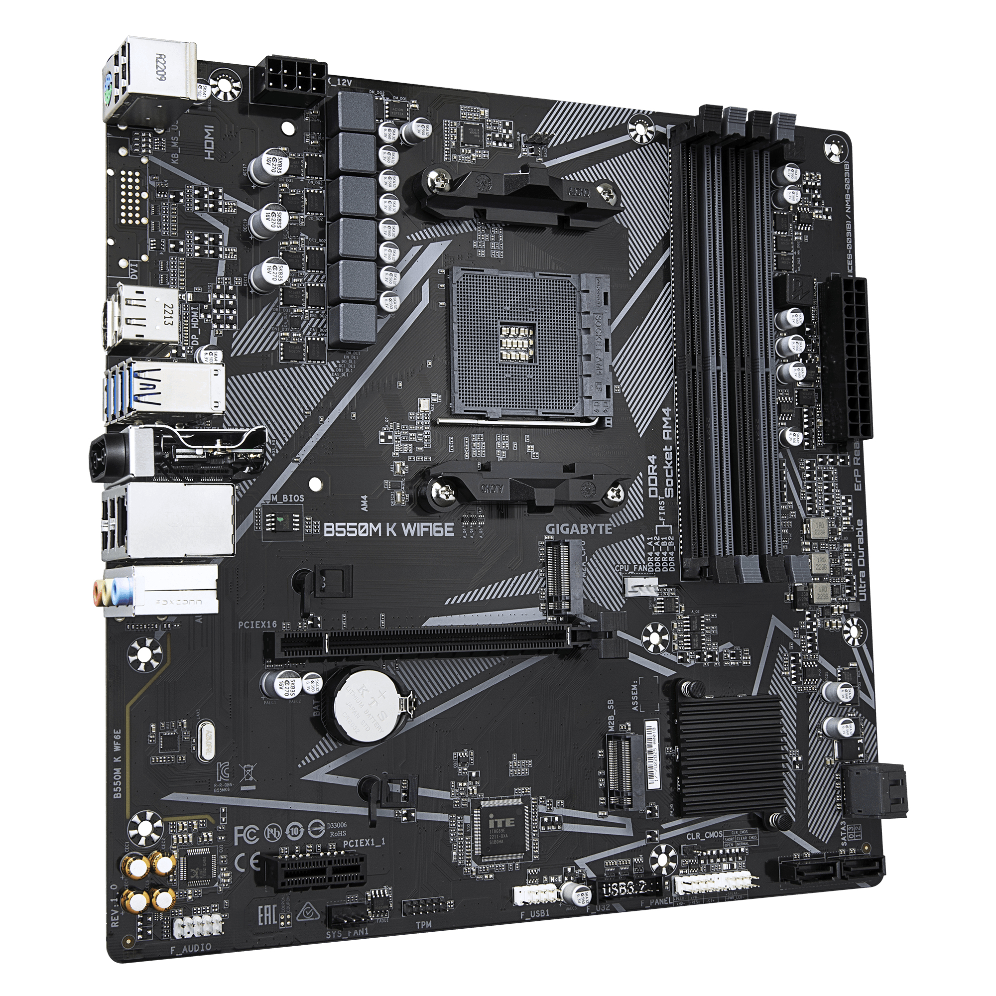 GIGABYTE B550M K WIFI6E – image 3