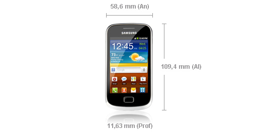 Samsung Galaxy Mini 2 GT-S6500D – image 2