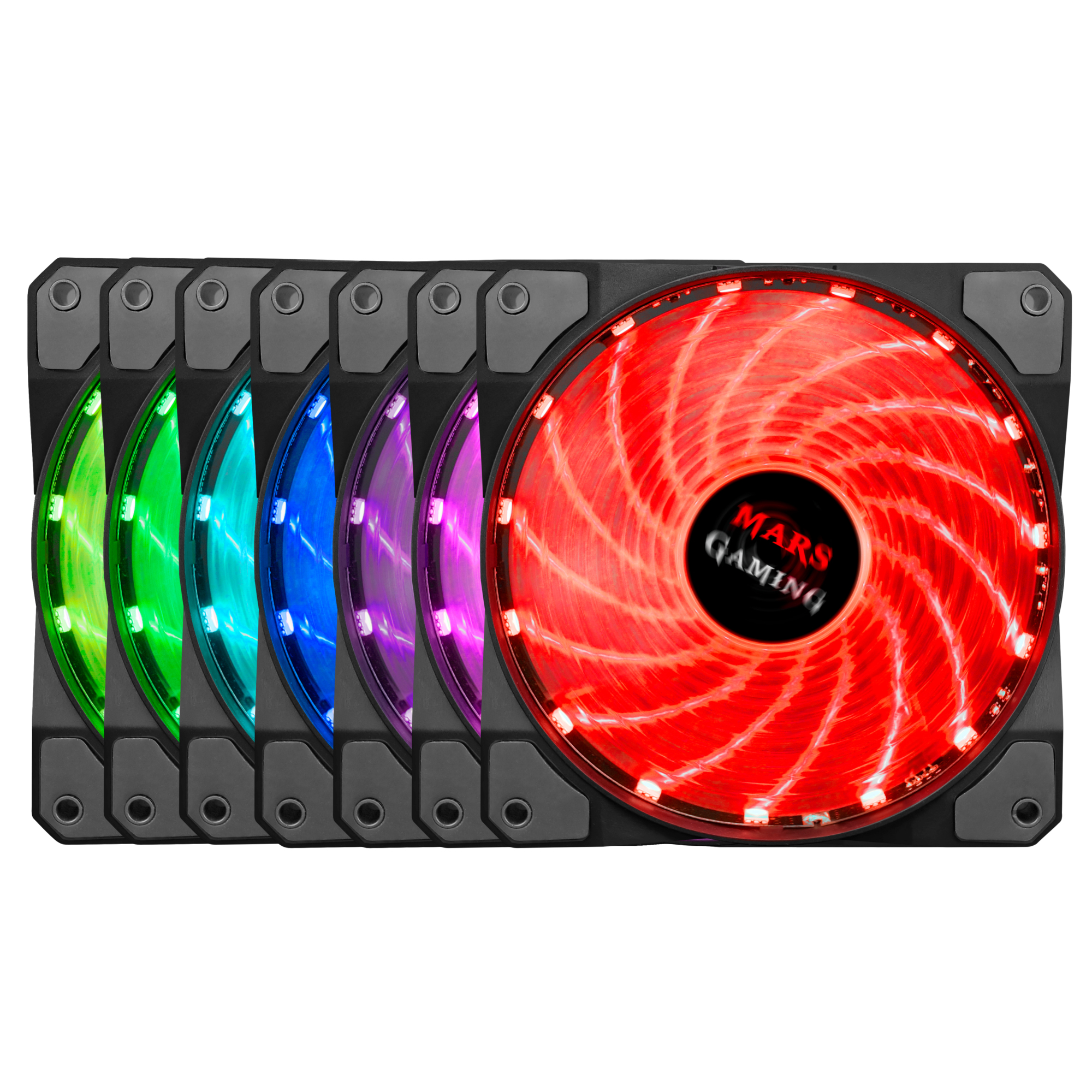 Mars Gaming MFRGB computer cooling system Computer case Fan – image 1