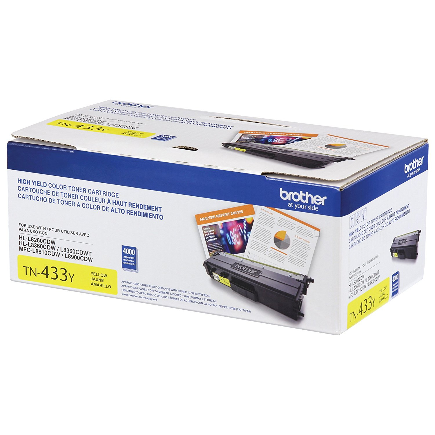 Brother TN-433Y toner cartridge 1 pc(s) Original Yellow – image 6