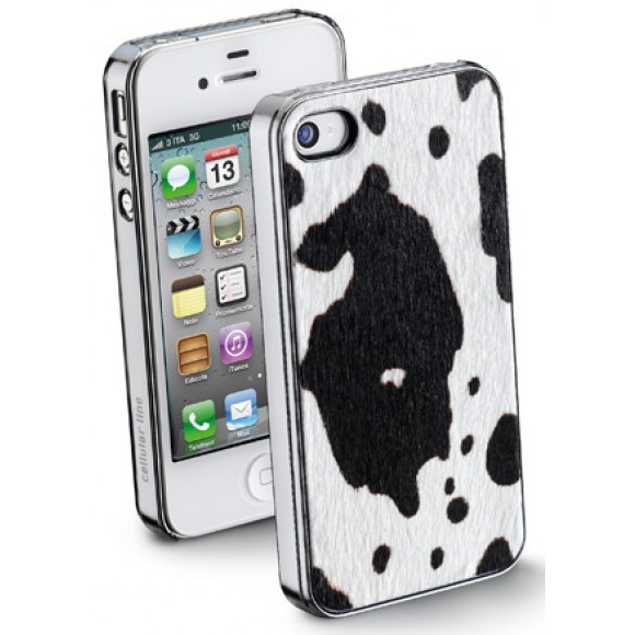 Cellularline ANIMALIERIPHONE4S5 mobile phone case Cover Black, White