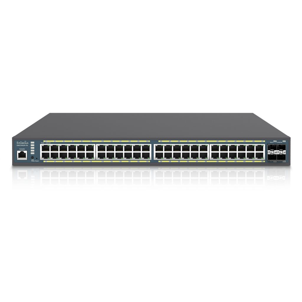 EnGenius Switch 48-port GbE PoE.af/at(+)