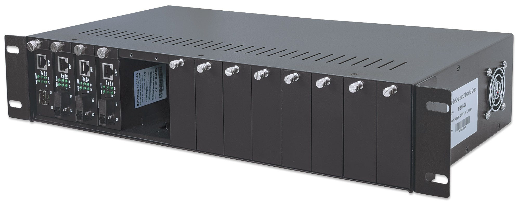 Intellinet 14-Slot Media Converter Chassis, Includes redundant power supply – image 5