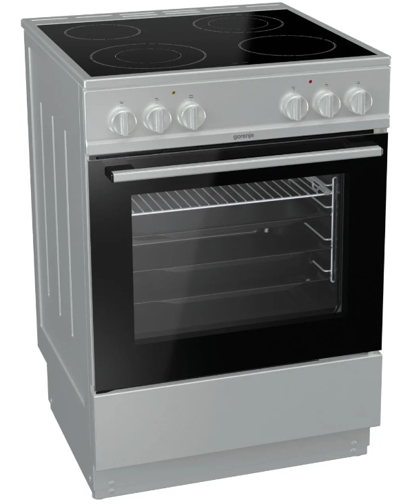 Gorenje EC6151XB Freestanding cooker Electric Coil hob Stainless steel – image 1