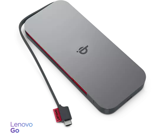 Lenovo GO Litium Polymer (LiPo) 10000 mAh Trådlös laddning Grå
