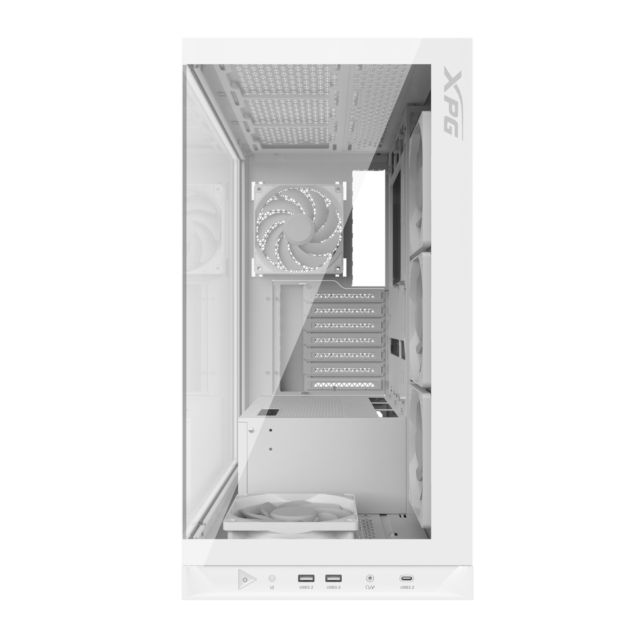 Gabinete Gamer ADATA XPG INVADER X - Media Torre - ATX/Micro ATX/Mini ITX - Panel Lateral - Blanco - INVADERXMT-WHCWW Gabinete Gamer ADATA XPG INVADER X - Media Torre - ATX/Micro ATX/Mini ITX - Panel Lateral - Blanco - INVADERXMT-WHCWW