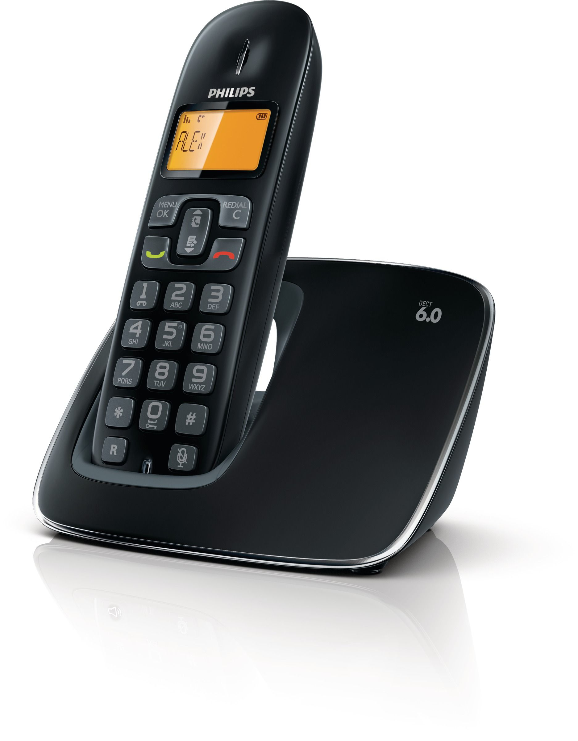 Philips BeNear CD1901B/55 telephone DECT telephone Caller ID Black