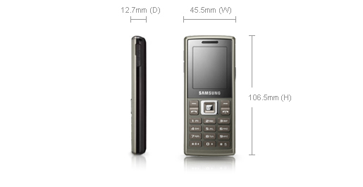 Samsung M150 4.5 cm (1.77") Grey – image 3