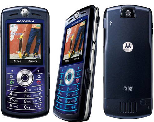 Motorola SLVR L7e, Blue