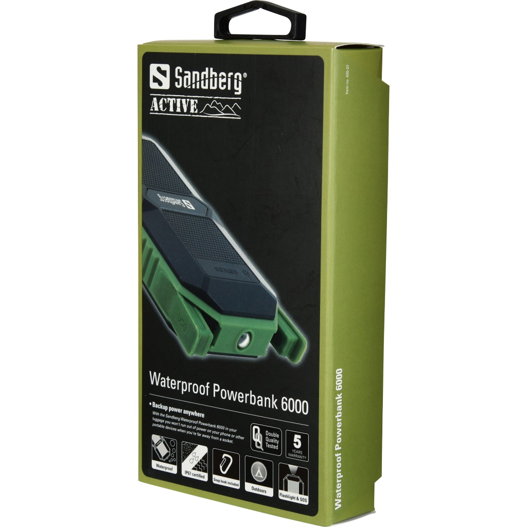 Sandberg Waterproof Powerbank 6000 – image 2