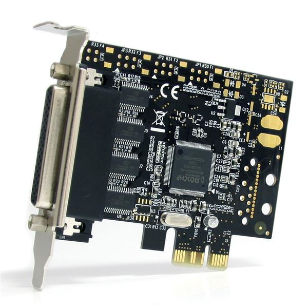 StarTech.com 4 Port RS232 PCI Express Serial Card w/ Breakout Cable – image 3