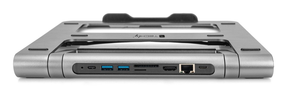Techly ICA-NTB-DOCK91 Wired USB 3.2 Gen 1 (3.1 Gen 1) Type-C Silver – image 8