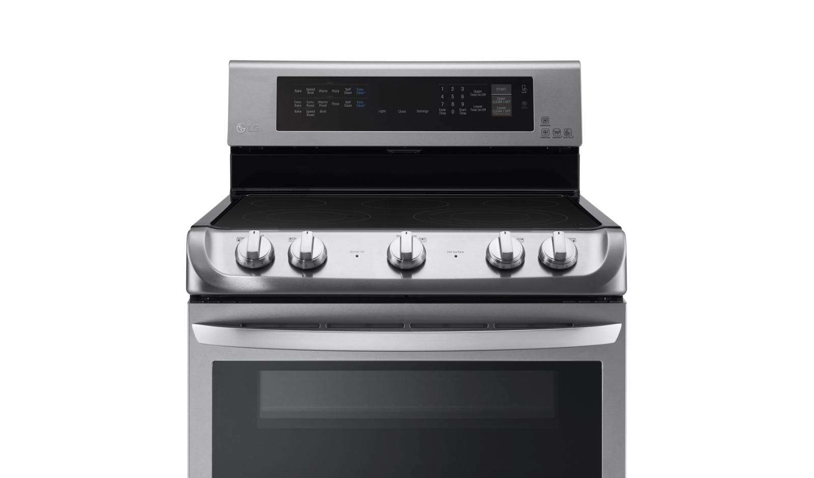 LG LDE4415ST cooker Freestanding cooker Electric Stainless steel – image 5