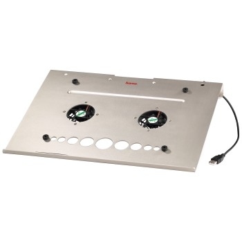 Hama Aluminium Notebook Cooler for 17" Devices, USB