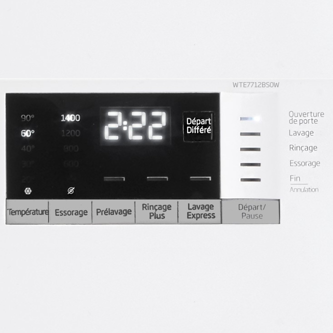 Beko WTE7712BS1W washing machine Front-load – image 4