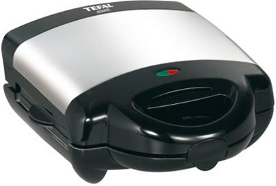 Tefal SW-6010 waffle iron 4 waffle(s) Black, Silver