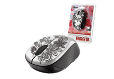 Trust Vivy Wireless Mini Mouse - White Flowers – image 2