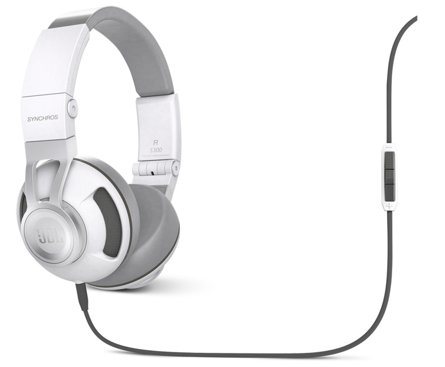 JBL Synchros S300A Headset Wired Head-band Calls/Music White – image 2